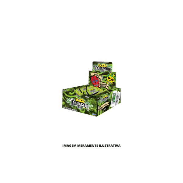 CHICLETE - RICLAN - 90UN BUZZY TATTOO TRIBAL HORTELA